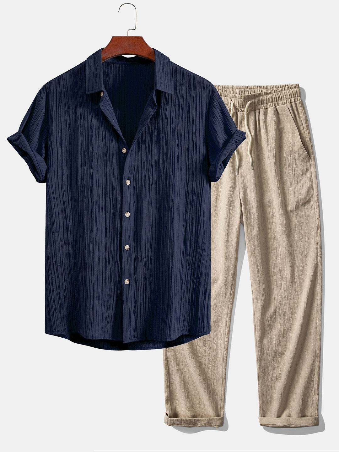 Hudson™ - Button-Up Shirt & Straight Pants