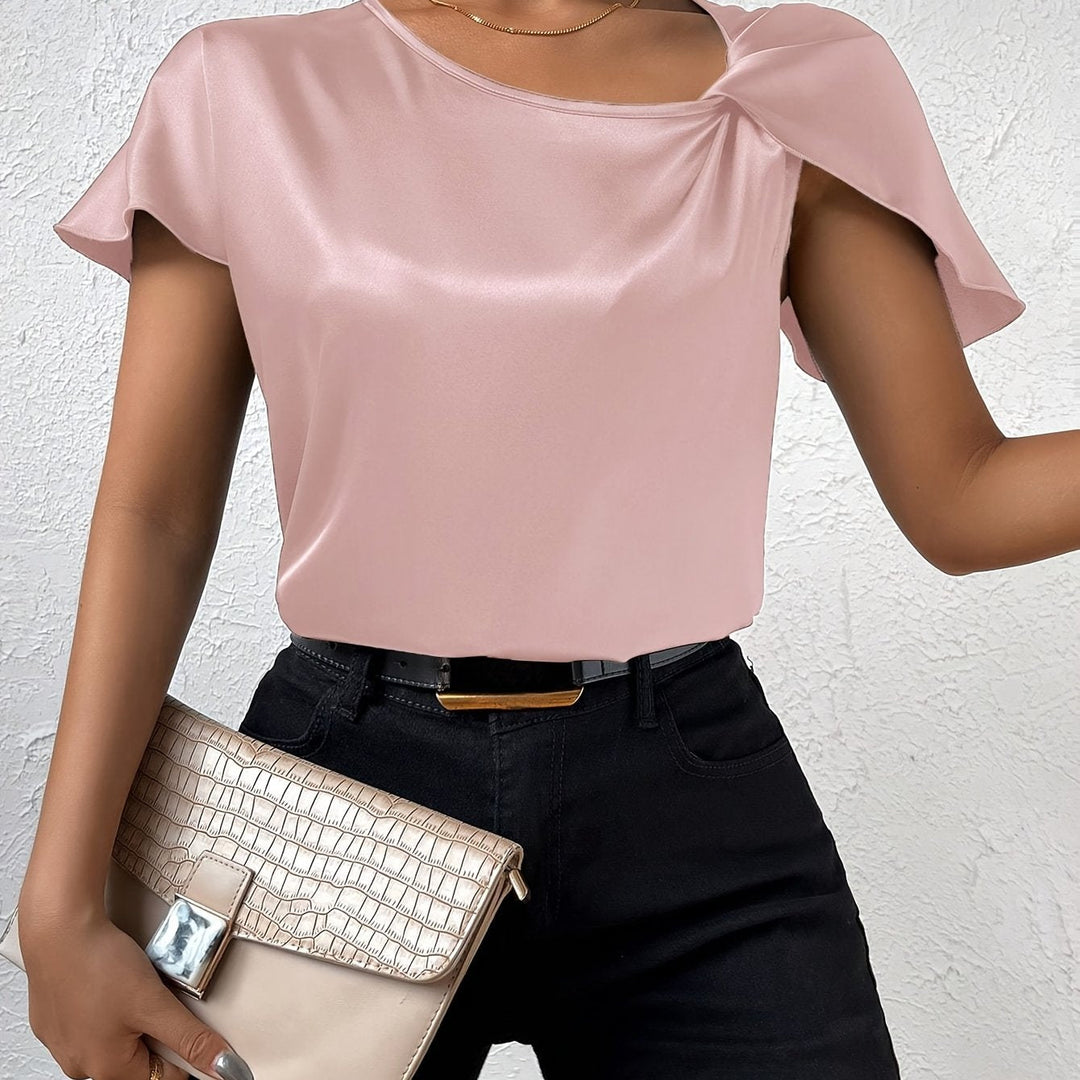 Gail™ - Trendy Top With Unique Shoulder Detail
