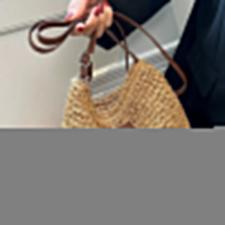 Straw Crossbody Bag