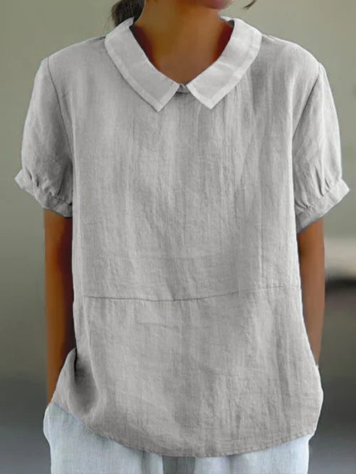 Ramona™ - Relaxed Fit Collared Blouse