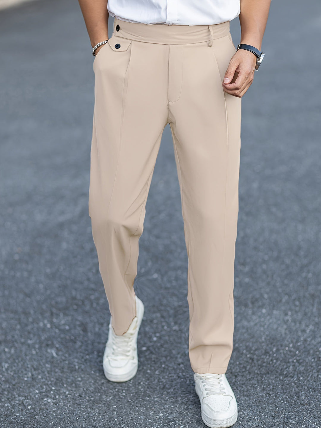 Vintage Loose Fit Trousers