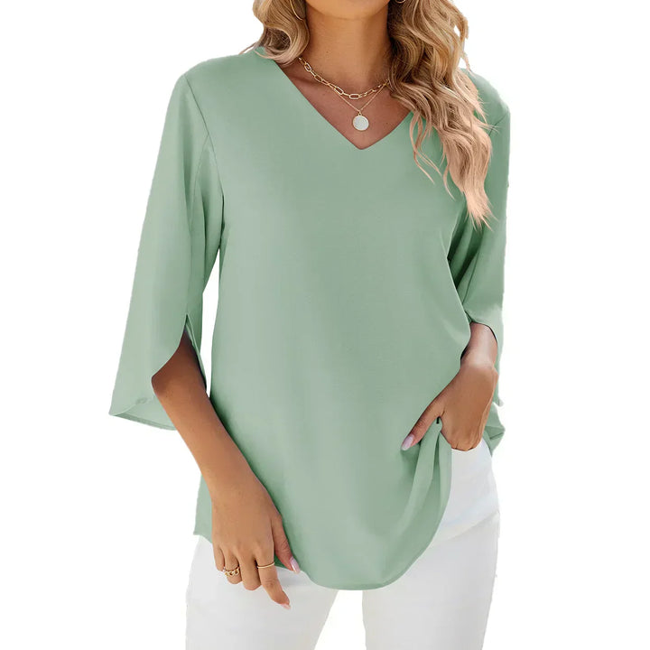Vickie™ - Blouse with V-Neck
