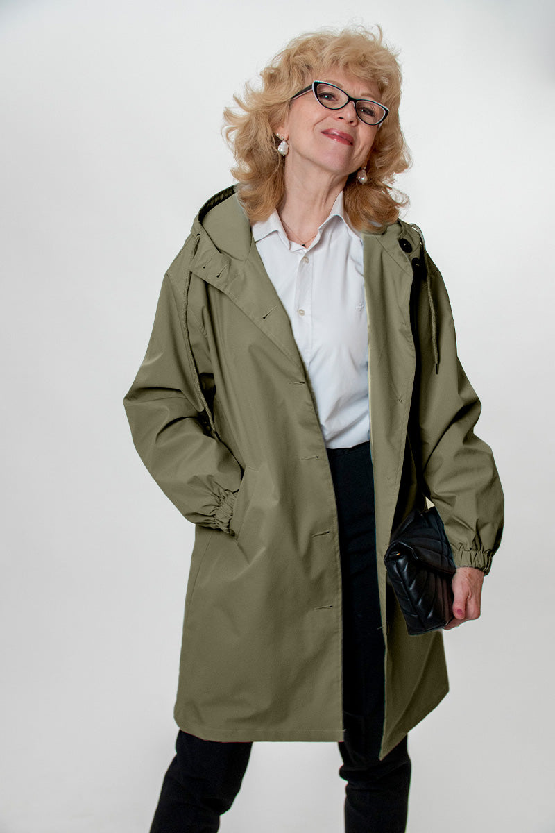 Beatrice™ - Water-Resistant Oversized Hooded Jacket