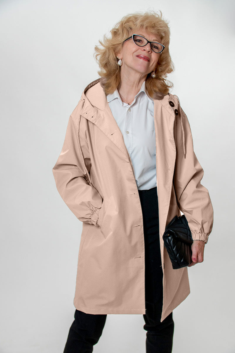 Beatrice™ - Water-Resistant Oversized Hooded Jacket