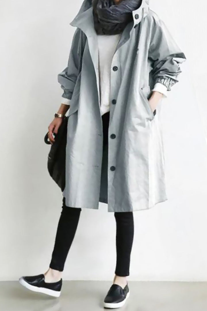 Beatrice™ - Water-Resistant Oversized Hooded Jacket