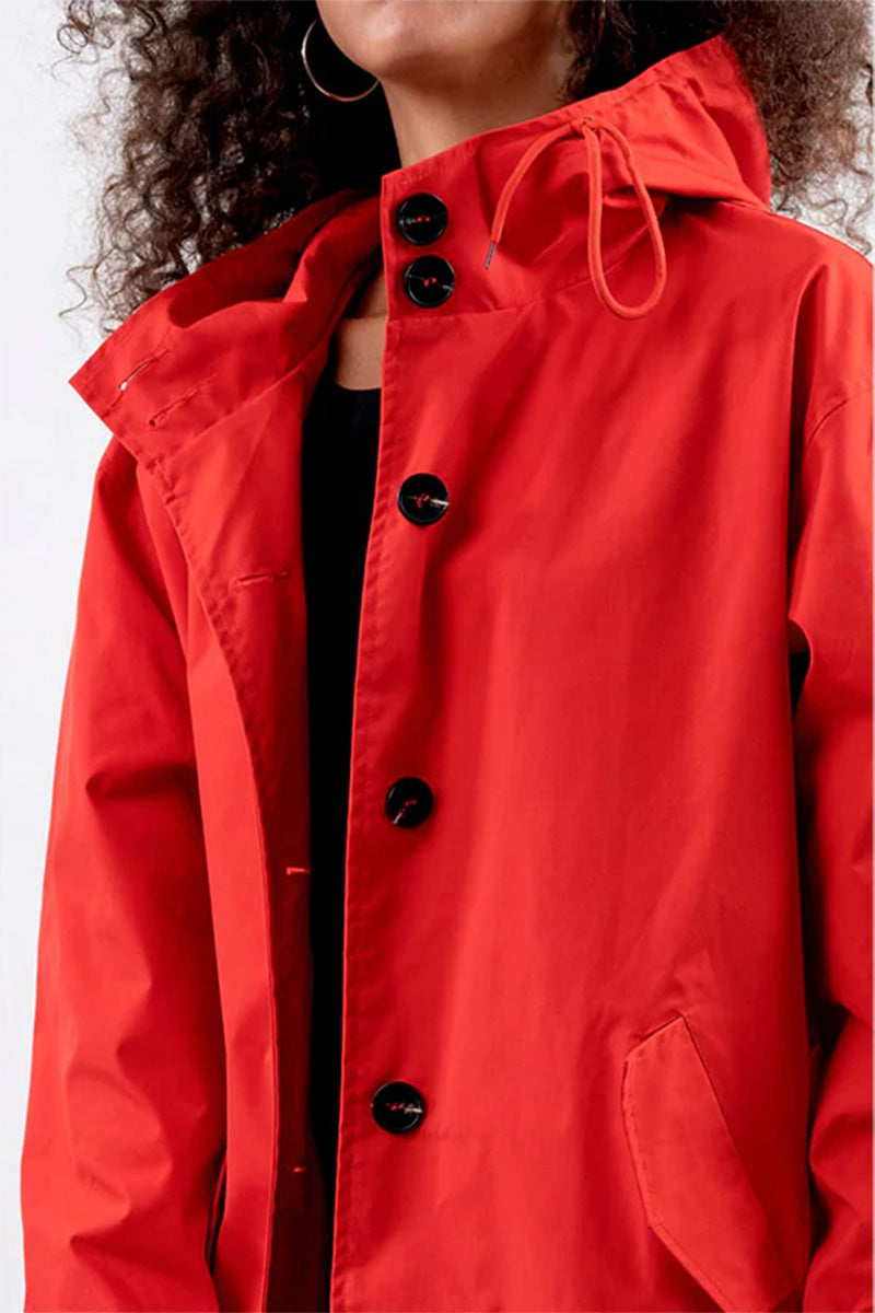 Beatrice™ - Water-Resistant Oversized Hooded Jacket
