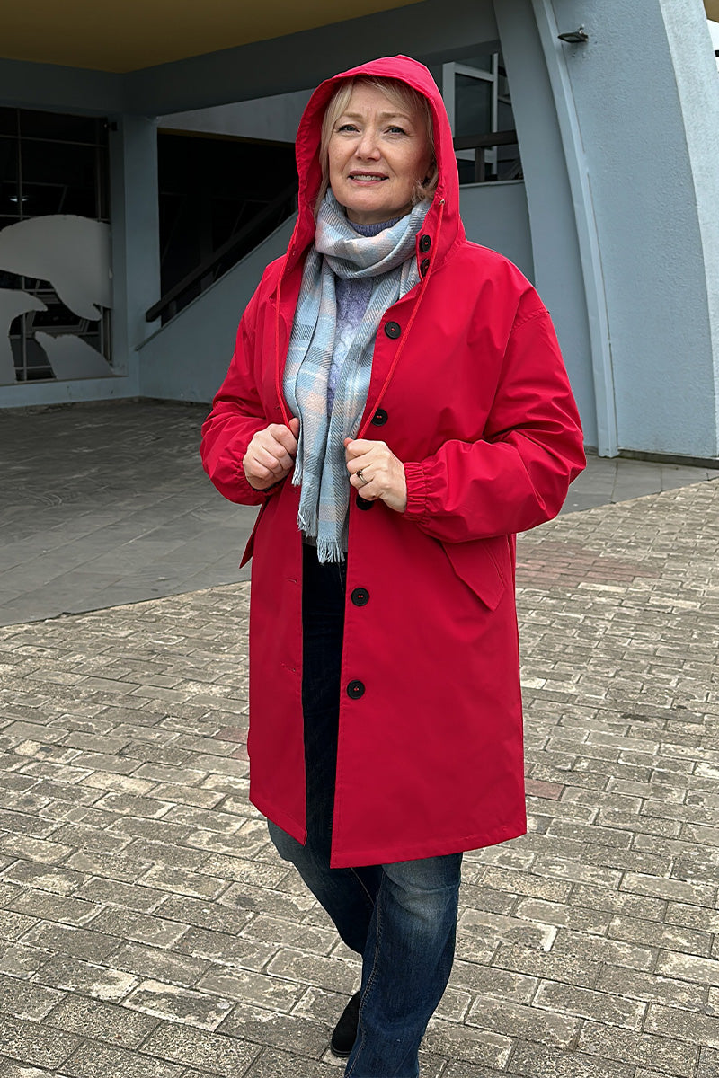Beatrice™ - Water-Resistant Oversized Hooded Jacket