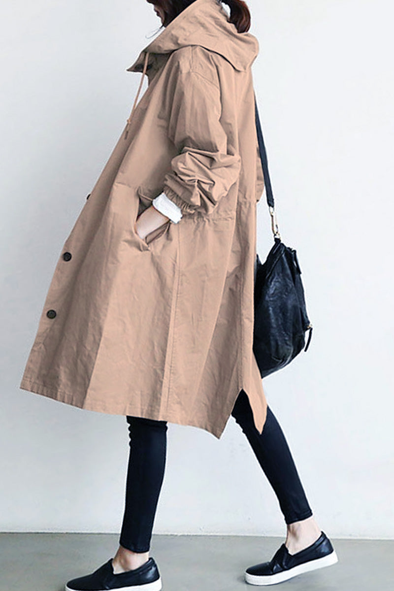 Beatrice™ - Water-Resistant Oversized Hooded Jacket