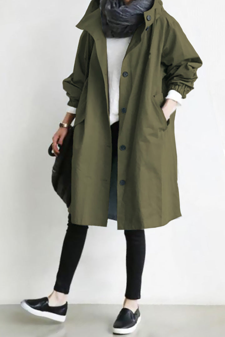 Beatrice™ - Water-Resistant Oversized Hooded Jacket