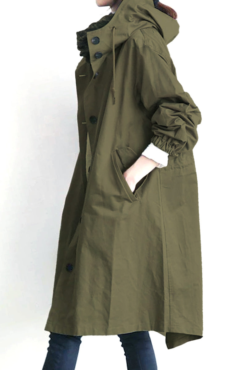 Beatrice™ - Water-Resistant Oversized Hooded Jacket