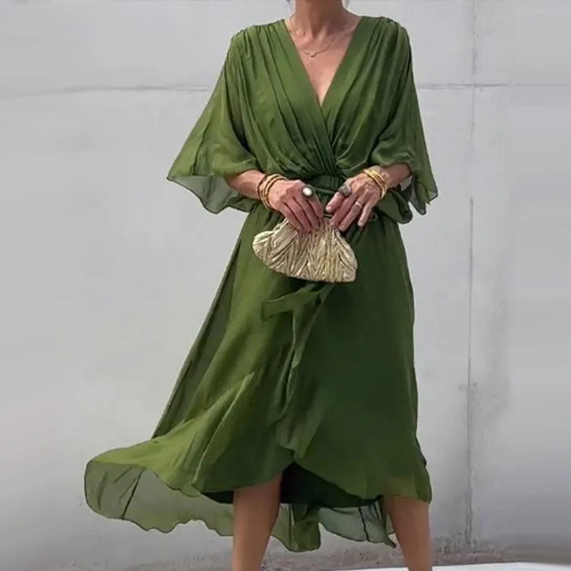 Abby™ - V-neck Flowy Dress