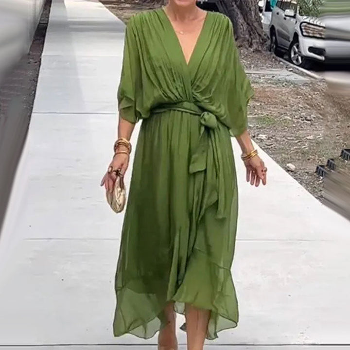 Abby™ - V-neck Flowy Dress