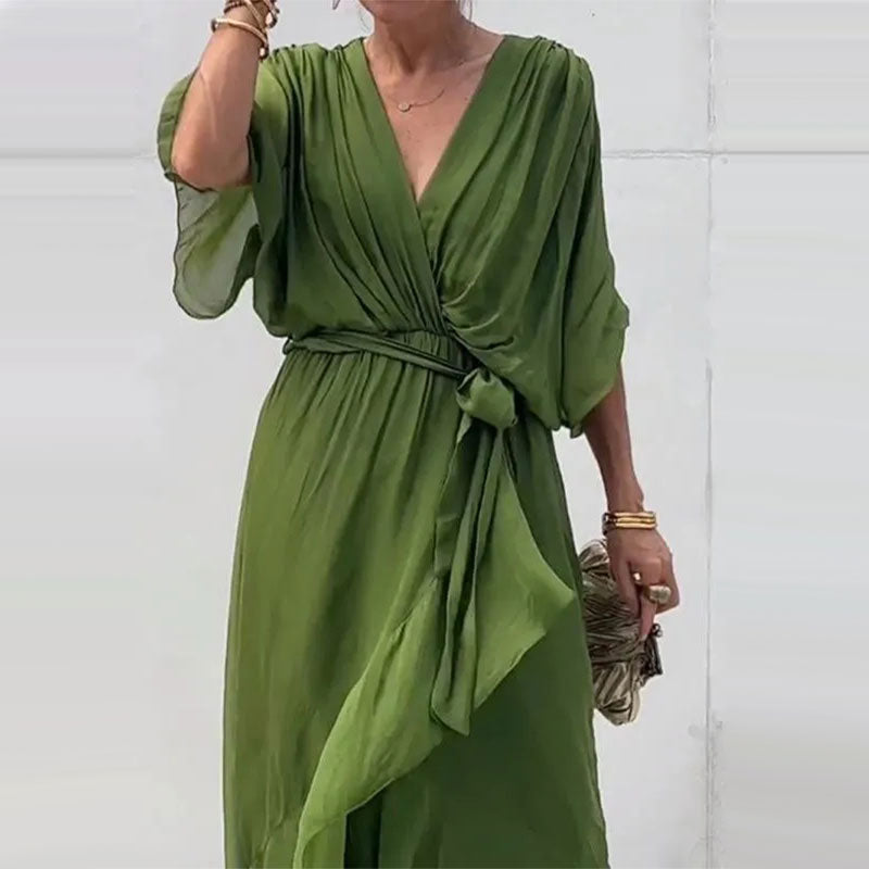 Abby™ - V-neck Flowy Dress