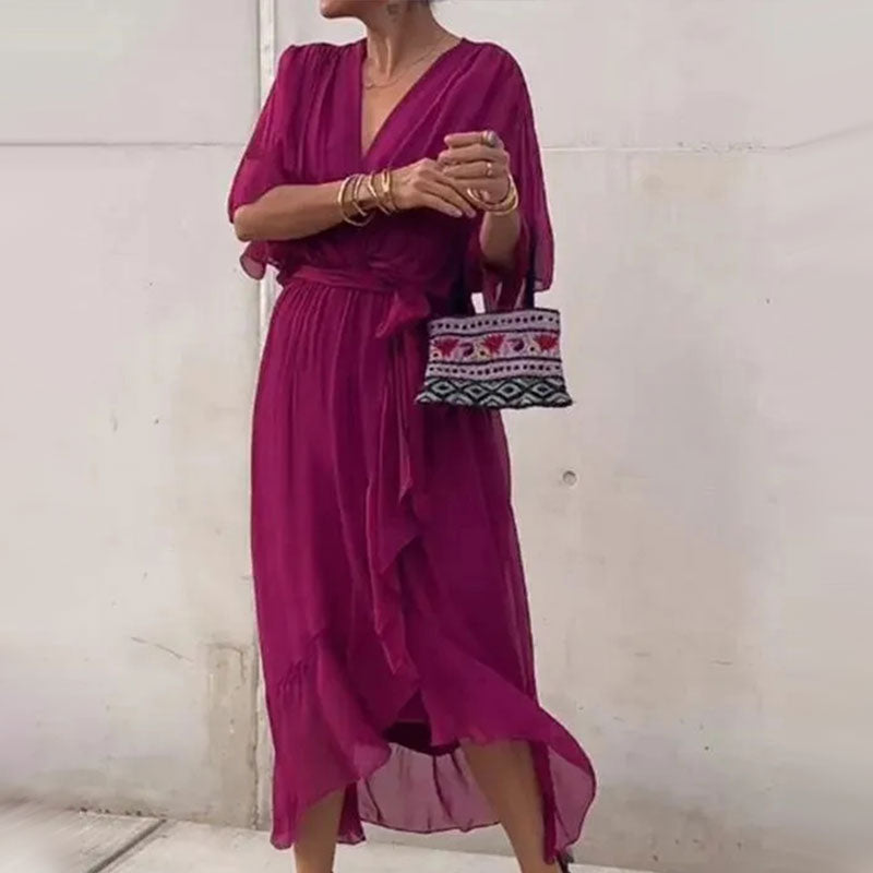 Abby™ - V-neck Flowy Dress