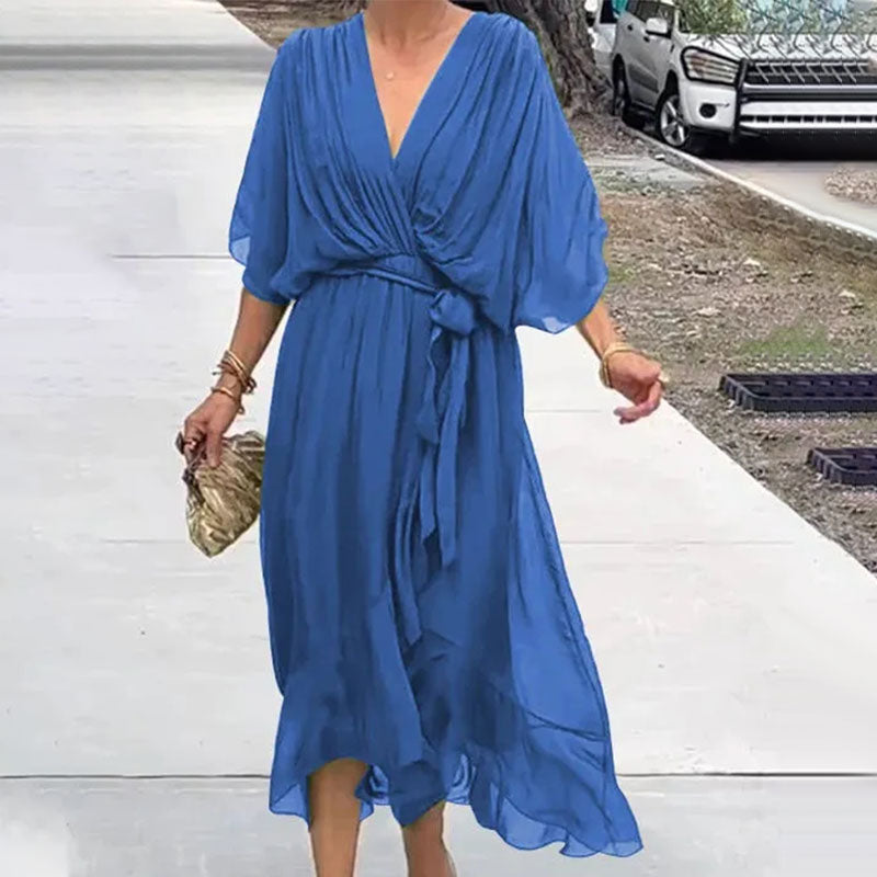 Abby™ - V-neck Flowy Dress
