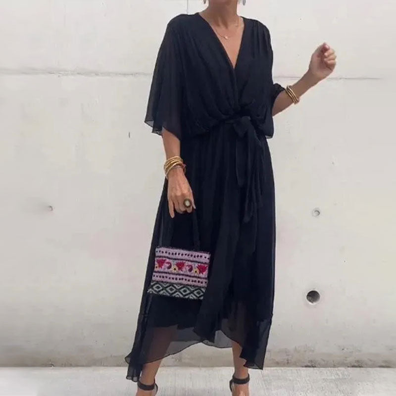 Abby™ - V-neck Flowy Dress