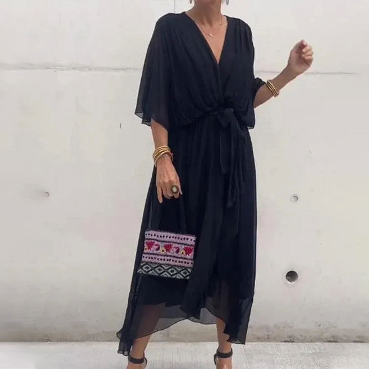 Abby™ - V-neck Flowy Dress