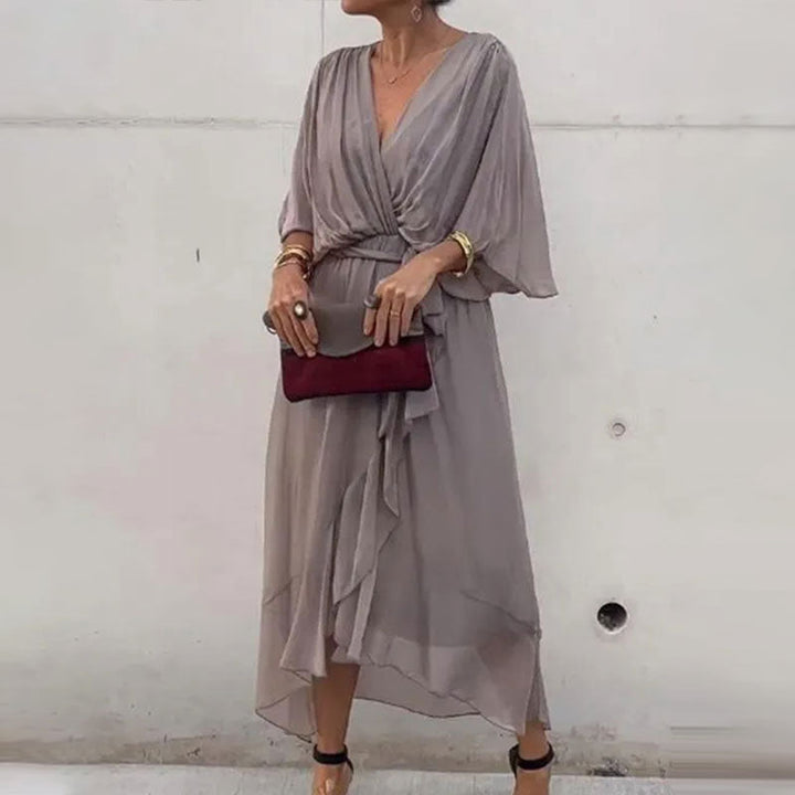 Abby™ - V-neck Flowy Dress