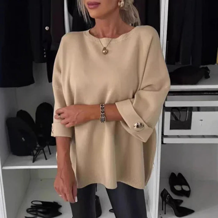 Lizzy™ - Elegant Button Sleeve Top