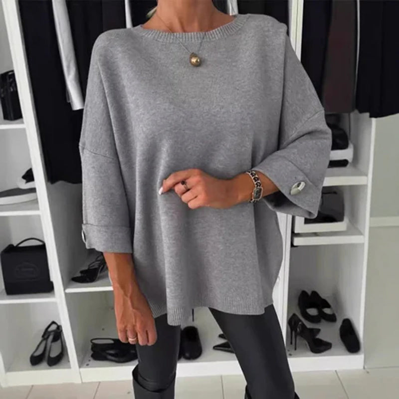 Lizzy™ - Elegant Button Sleeve Top